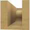 Ekena Millwork 4in. W x 4in. H x 12in. L Carmel Woodgrain TimberThane Rafter Tail, Primed Tan RFTUR04X04X12CARRCPR - alternate 2